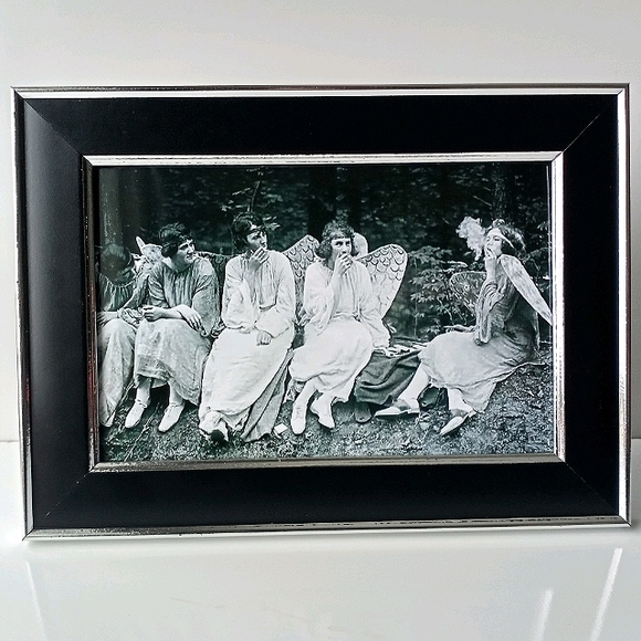 Smokin Angels Vintage Retro Oddity Boho Shabbychic - Picture 4 of 7